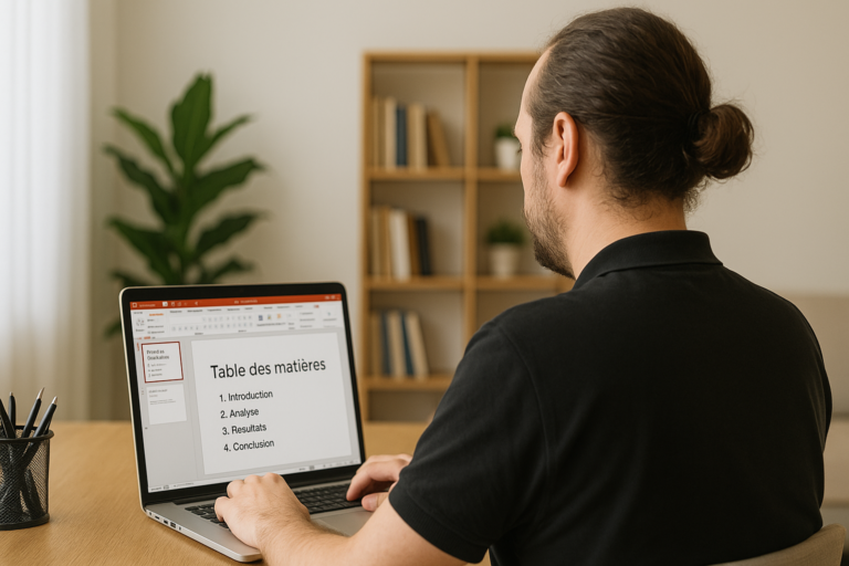 Comment insérer un sommaire dans PowerPoint ?
