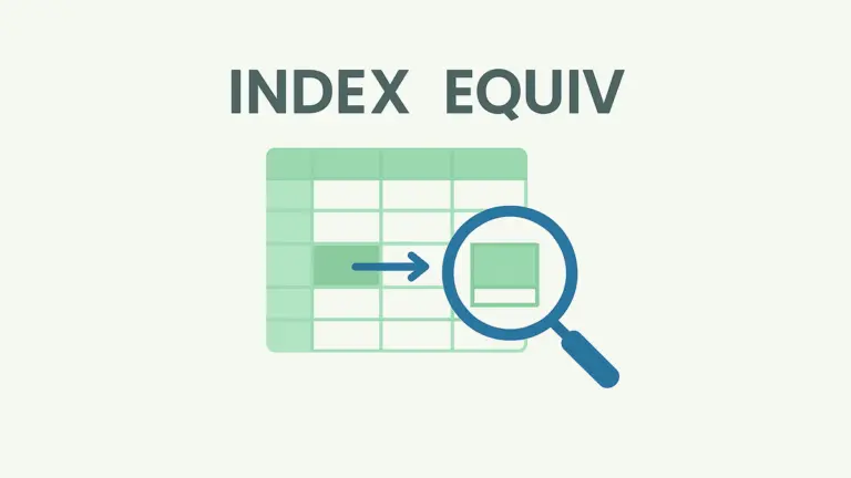 Comment utiliser la fonction INDEX et EQUIV dans Excel ?