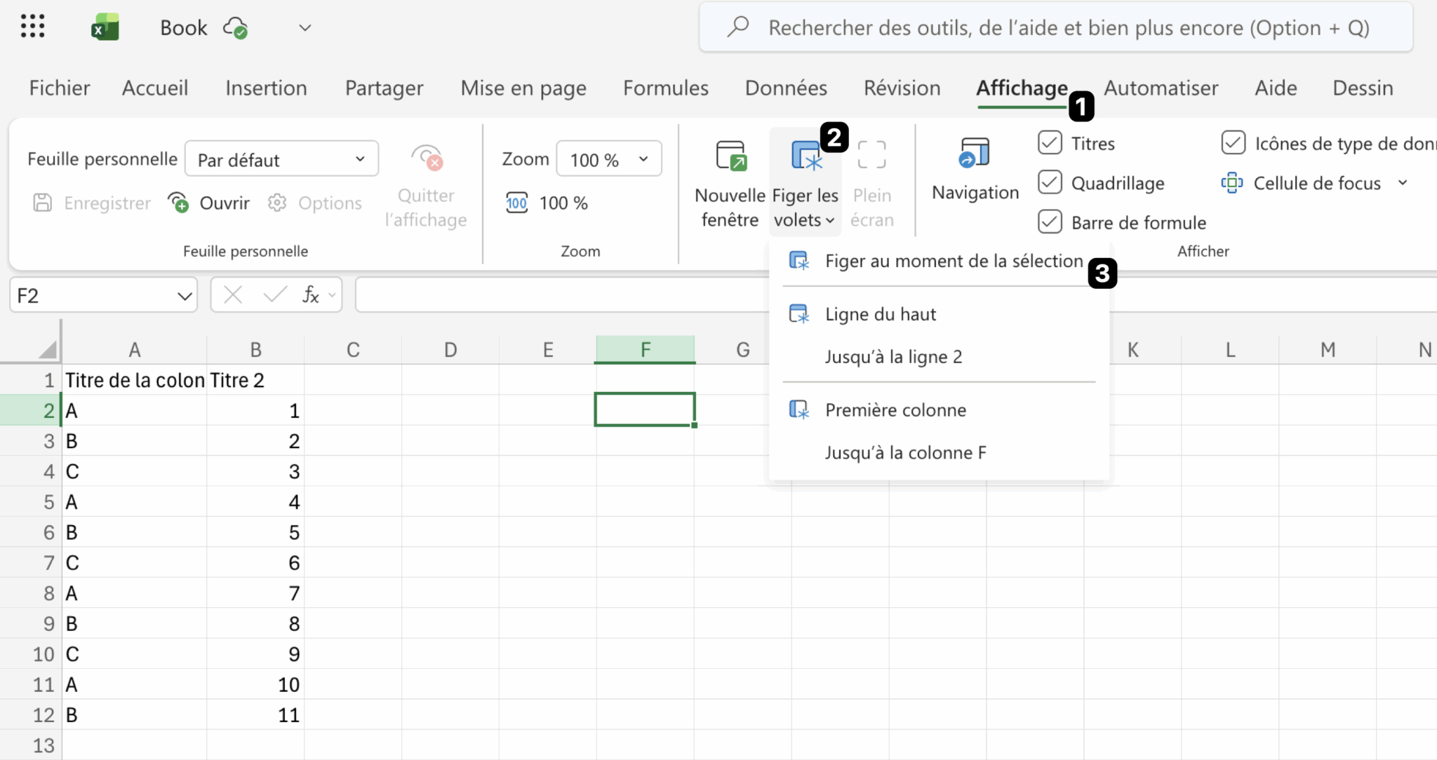 Comment figer une ligne sur Excel étape par étape — free download