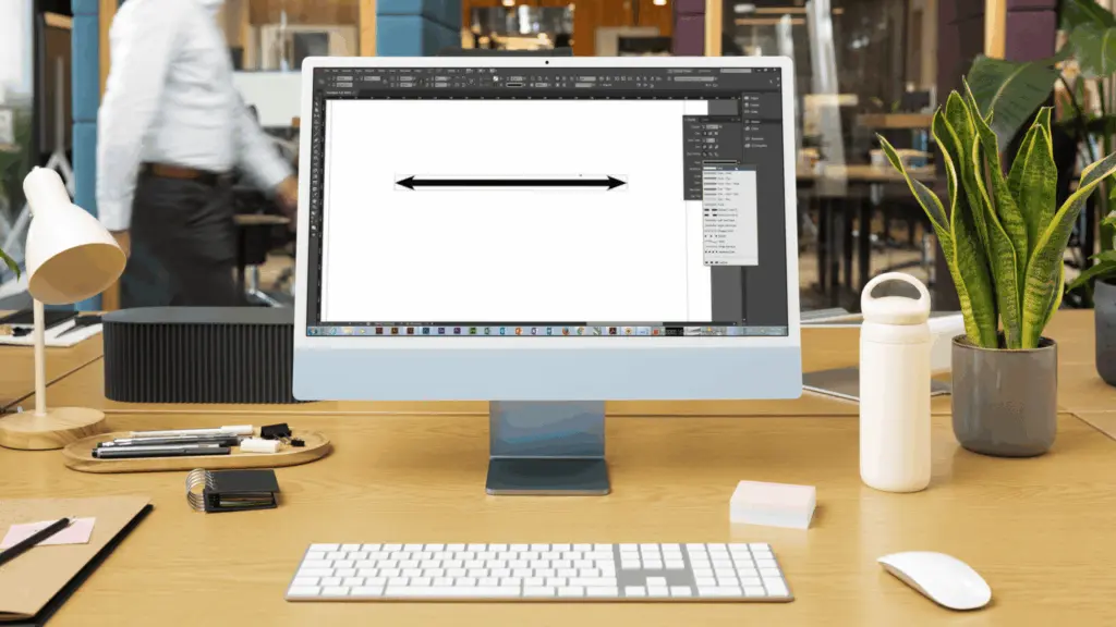 Comment faire une flèche sur Indesign